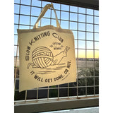 Slow Knitting Club Project Tote
