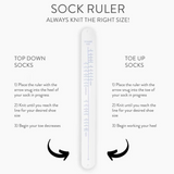 Sock Ruler Bracelet